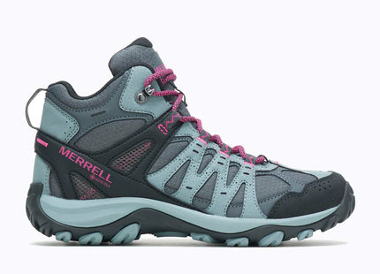 Botín Merrell Accentor 3 Sport Mid GTX Mujer Gris Fucsia Trail