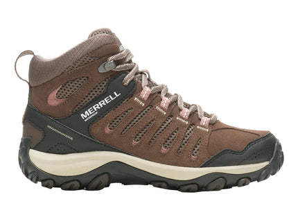 Botín Merrell Crosslander 3 Mid WP Mujer Marrón Gris Impermeable
