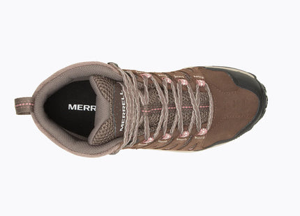 Botín Merrell Crosslander 3 Mid WP Mujer Marrón Gris Impermeable