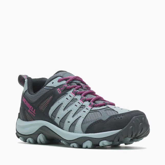Zapatilla Merrell Accentor 3 Sport GTX Mujer Gris Fucsia Trail