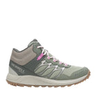 Botín Merrell Wildwood Mid WP Mujer Verde Claro Rosa Impermeable