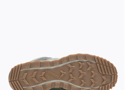 Botín Merrell Wildwood Mid WP Mujer Verde Claro Rosa Impermeable
