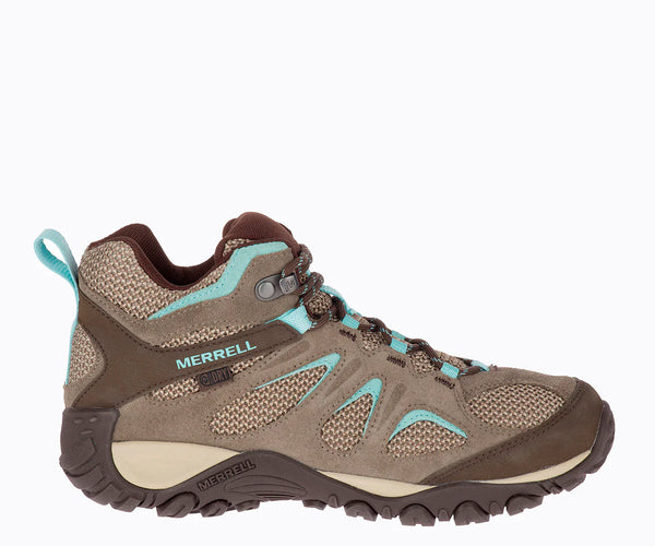 Botín Merrell Yokota 2 Mid WP Mujer Boulder Impermeable Trail