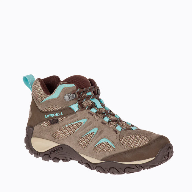 Botín Merrell Yokota 2 Mid WP Mujer Boulder Impermeable Trail
