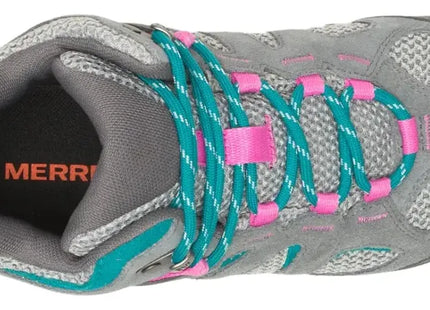 Botín Merrell Yokota 2 Mid WP Mujer Gris Roca Impermeable Trail