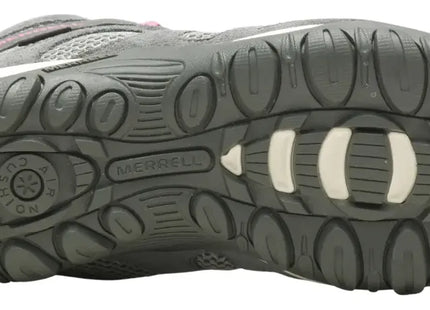 Botín Merrell Yokota 2 Mid WP Mujer Gris Roca Impermeable Trail