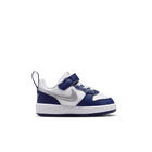 Zapatilla Nike Court Borough Low Recraft Niño Blanco Azul Velcro