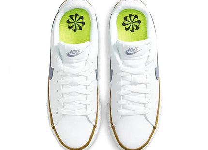 Zapatilla Nike Court Legacy Mujer Blanca Dorada Gris