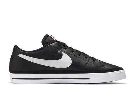 Zapatilla Nike Court Legacy Hombre Negro Blanco Retro Tenis