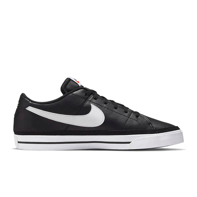 Zapatilla Nike Court Legacy Hombre Negro Blanco Retro Tenis