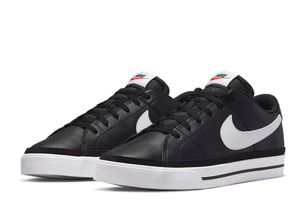Zapatilla Nike Court Legacy Hombre Negro Blanco Retro Tenis