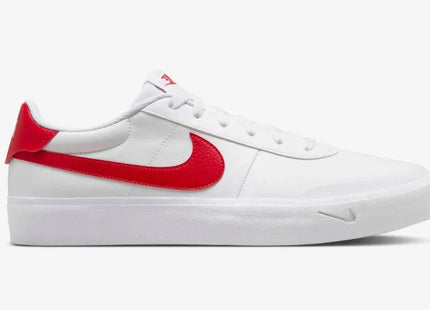 Zapatilla Nike Court Shot Hombre Blanco Rojo Urbana
