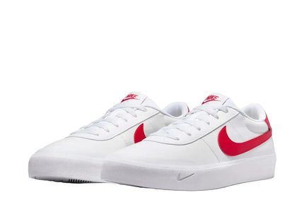 Zapatilla Nike Court Shot Hombre Blanco Rojo Urbana