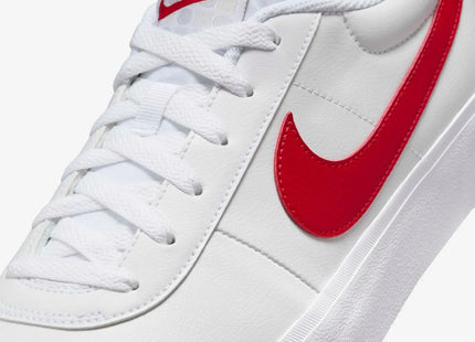 Zapatilla Nike Court Shot Hombre Blanco Rojo Urbana