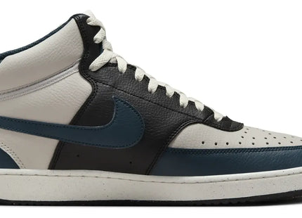 Zapatilla Nike Court Vision Mid Hombre Gris Negro Azul