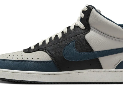 Zapatilla Nike Court Vision Mid Hombre Gris Negro Azul
