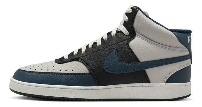 Zapatilla Nike Court Vision Mid Hombre Gris Negro Azul