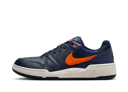 Zapatilla Nike Full Force Low Hombre Azul Naranja Cuero