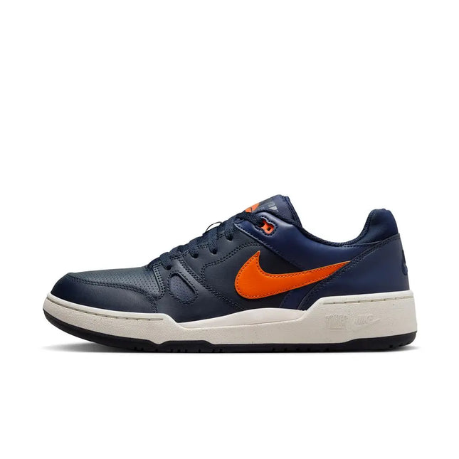Zapatilla Nike Full Force Low Hombre Azul Naranja Cuero
