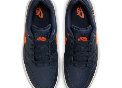 Zapatilla Nike Full Force Low Hombre Azul Naranja Cuero