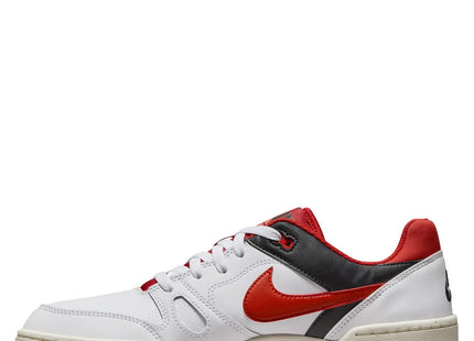 Zapatilla Nike Full Force Low Hombre Blanco Rojo Plataforma