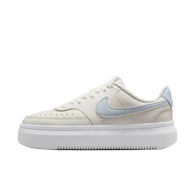 Zapatilla Nike Court Vision Alta Mujer Crema Blanco Botín