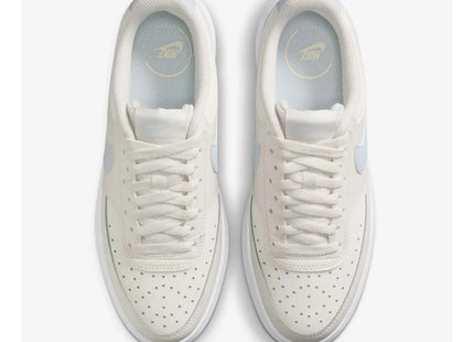 Zapatilla Nike Court Vision Alta Mujer Crema Blanco Botín