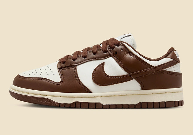 Zapatilla Nike Dunk Low Mujer Blanco Café Cacao Wow