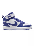 Zapatilla Nike Court Borough Mid 2 Niño Blanco Azul Velcro