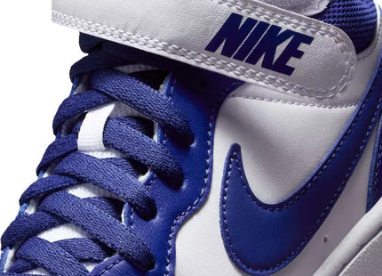 Zapatilla Nike Court Borough Mid 2 Niño Blanco Azul Velcro