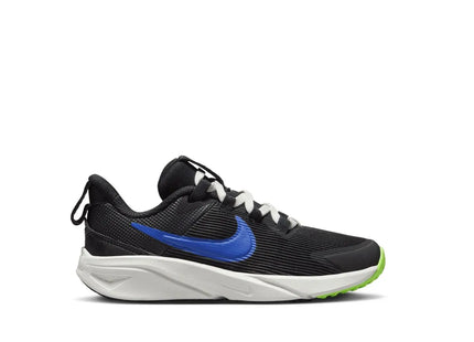 Zapatilla Nike Star Runner 4 Niño Negro Azul Presillas