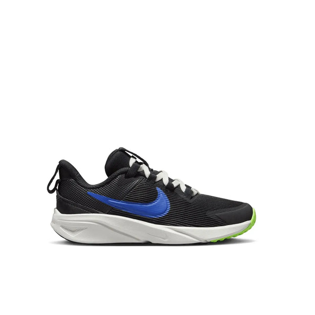 Zapatilla Nike Star Runner 4 Niño Negro Azul Presillas