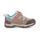 Zapatilla Lippi Puelo CS Low Niño Café Azul B-Dry Velcro