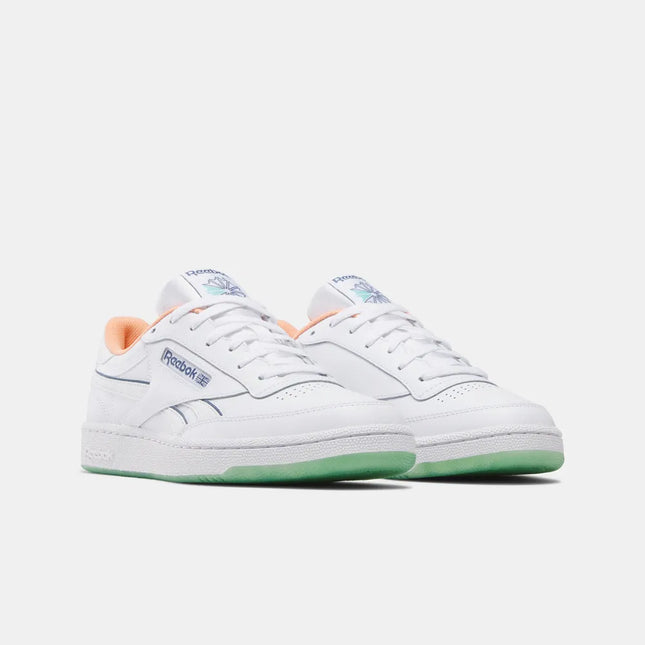 Zapatilla Reebok Club C Revenge Unisex Blanco Aqua Suela Hielo