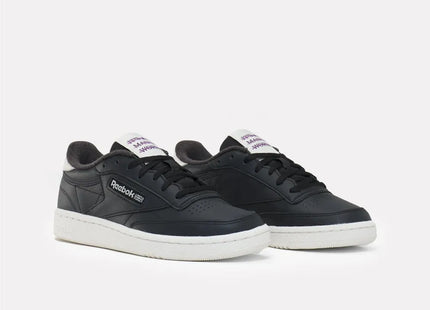 Zapatilla Reebok Club C 85 Mujer Negro Blanco Retro
