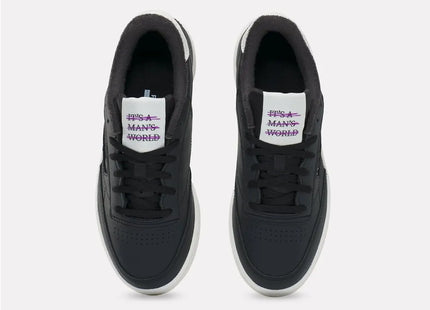 Zapatilla Reebok Club C 85 Mujer Negro Blanco Retro