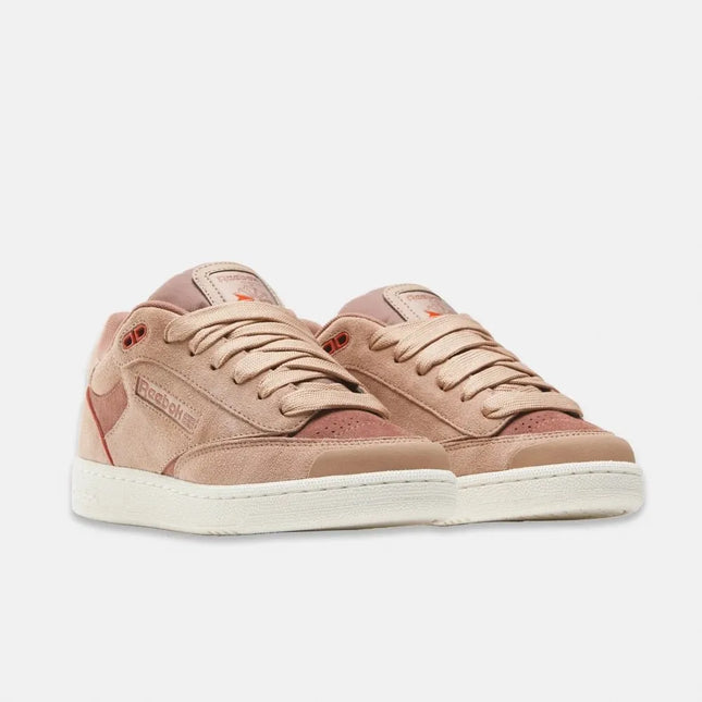 Zapatilla Reebok Club C Bulc Clean Mujer Café Crema Retro