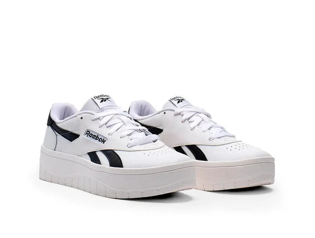 Zapatilla Reebok Court Advance Surge Mujer Blanco Negro Retro