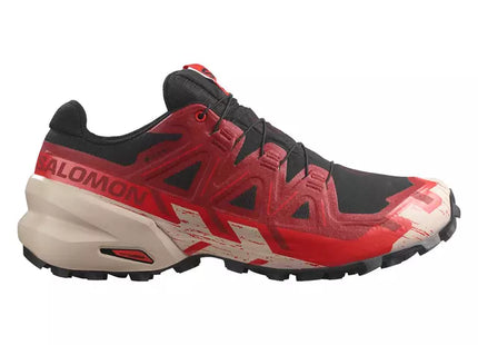 Zapatilla Salomon Speedcross 6 GTX Hombre Negro Rojo Trail