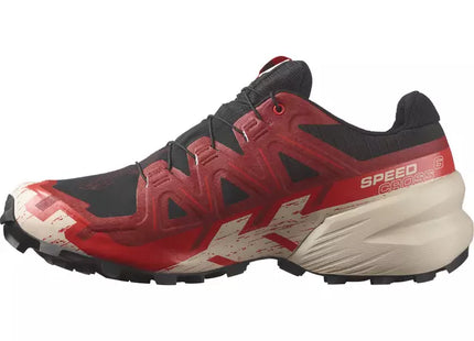 Zapatilla Salomon Speedcross 6 GTX Hombre Negro Rojo Trail