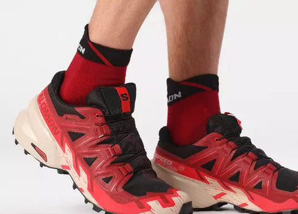 Zapatilla Salomon Speedcross 6 GTX Hombre Negro Rojo Trail