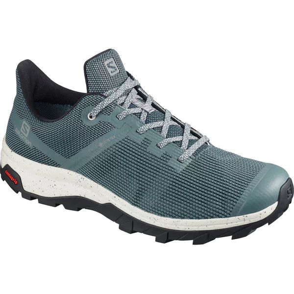 Zapatilla Salomon Outline Prism GTX Hombre Gris Blanco Impermeable