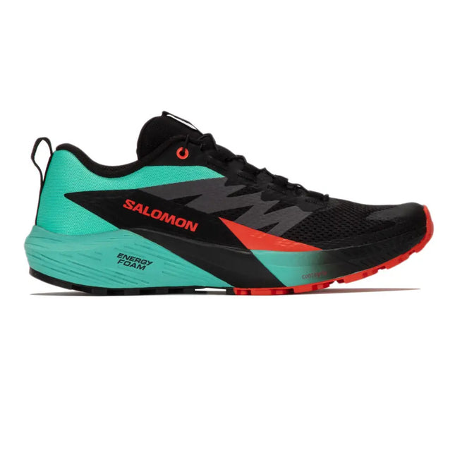Zapatilla Salomon Sense Ride 5 Hombre Negro Bay Cherry Trail