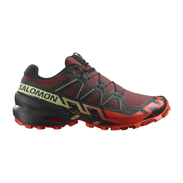 Zapatilla Salomon Speedcross 6 Hombre Burdeo Rojo Cognac Trail