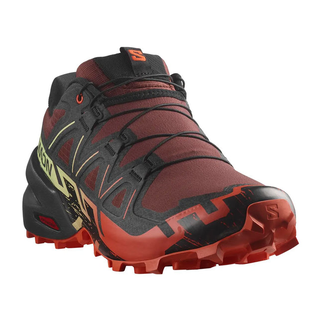 Zapatilla Salomon Speedcross 6 Hombre Burdeo Rojo Cognac Trail