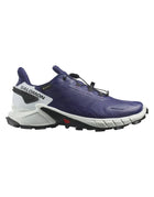 Zapatilla Salomon Supercross 4 GTX Mujer Azul Blanco Impermeable