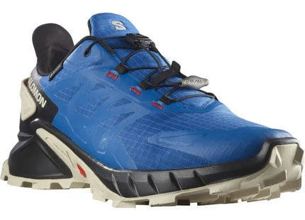 Zapatilla Salomon Supercross 4 GTX Hombre Azul Náutico Negro Trail