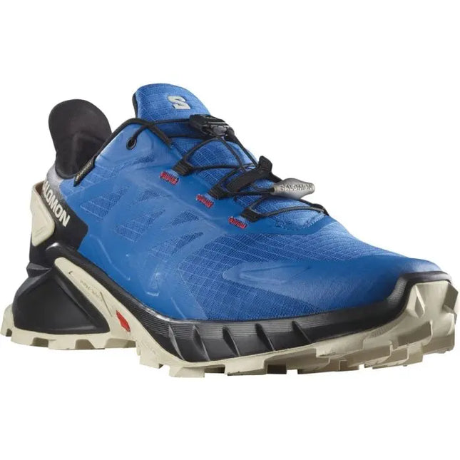 Zapatilla Salomon Supercross 4 GTX Hombre Azul Náutico Negro Trail