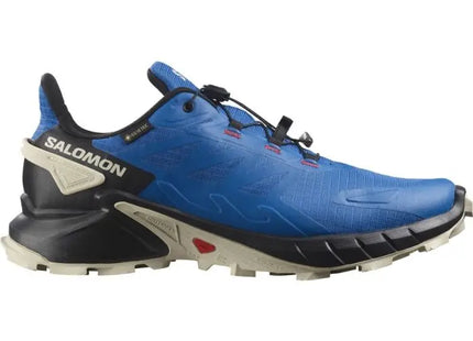 Zapatilla Salomon Supercross 4 GTX Hombre Azul Náutico Negro Trail