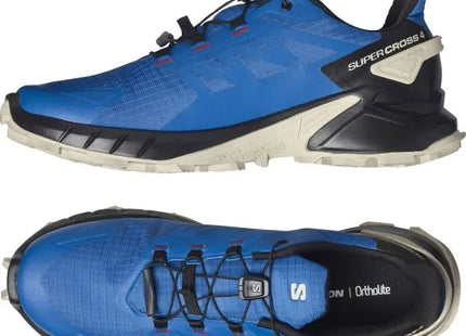 Zapatilla Salomon Supercross 4 GTX Hombre Azul Náutico Negro Trail